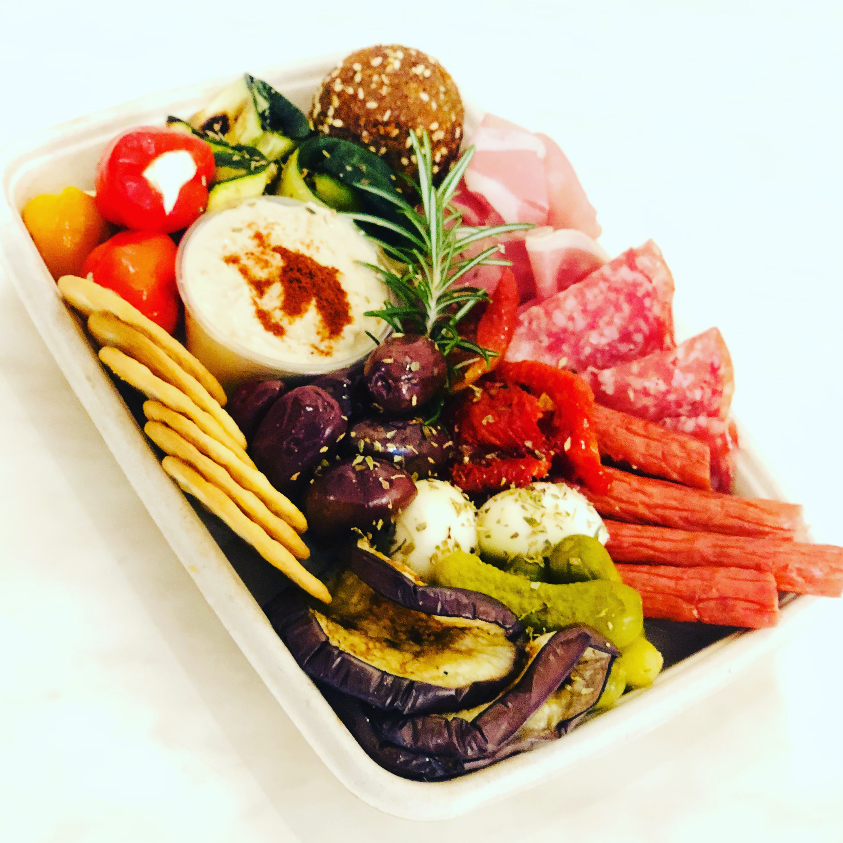 Antipasto plate Individually packed for one